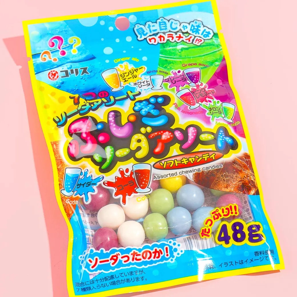 Coris Mysterious Soda Assorted Soft Candy - 48g