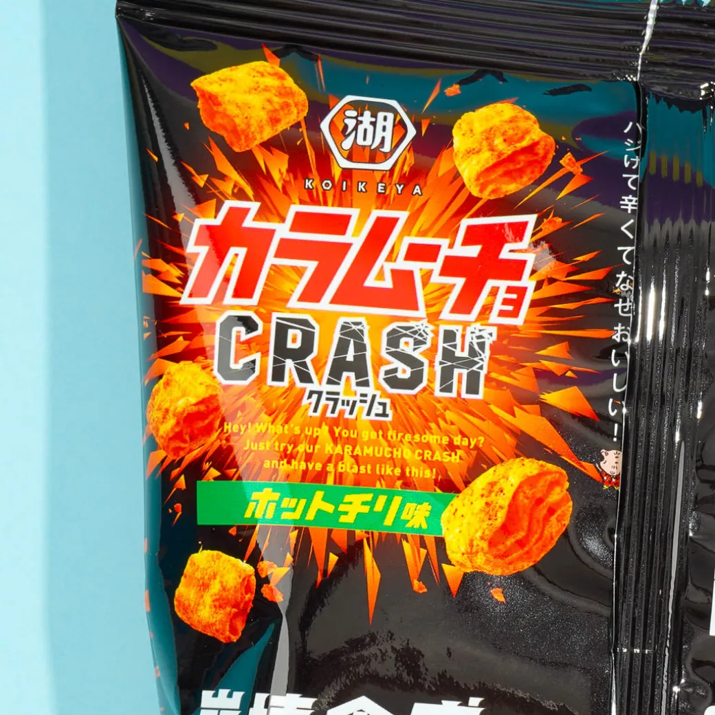 Koikeya Karamucho Crash Corn Snacks - Hot Chili
