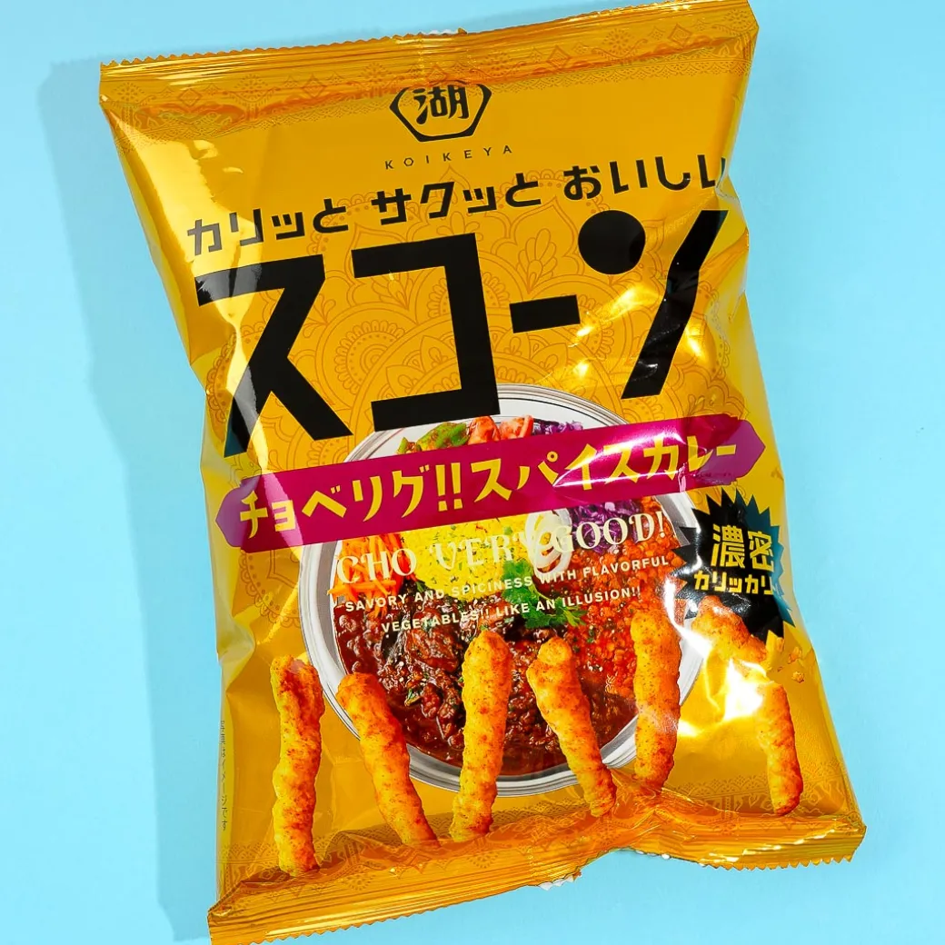 Koikeya Scone Corn Snacks - Spicy Curry