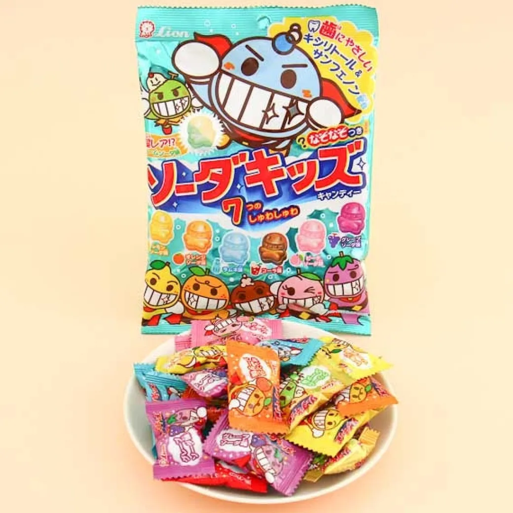 Lion Soda Kids Candy with Xylitol - Fruits