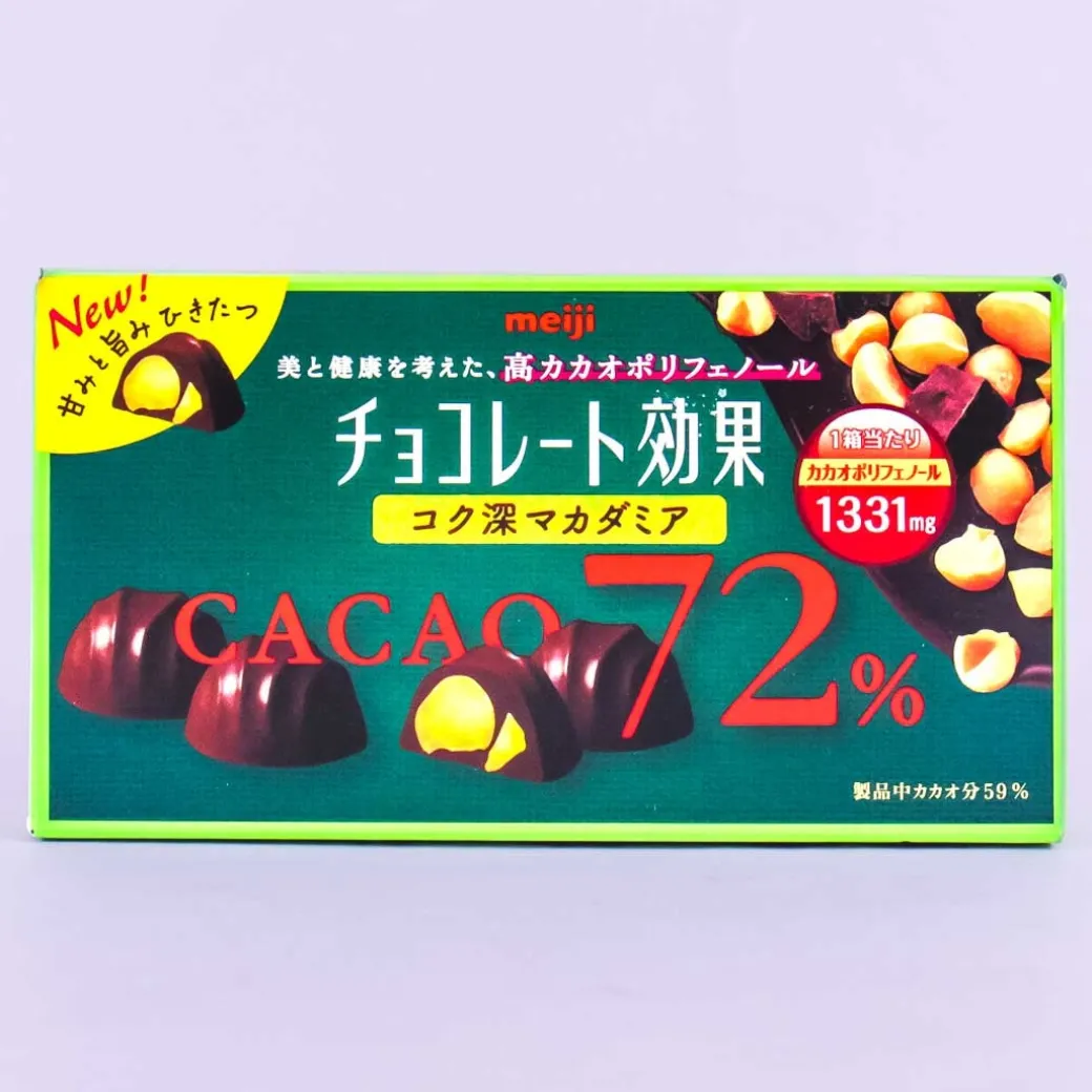 Meiji Chocolate Effect Cacao 72% - Rich Macadamia
