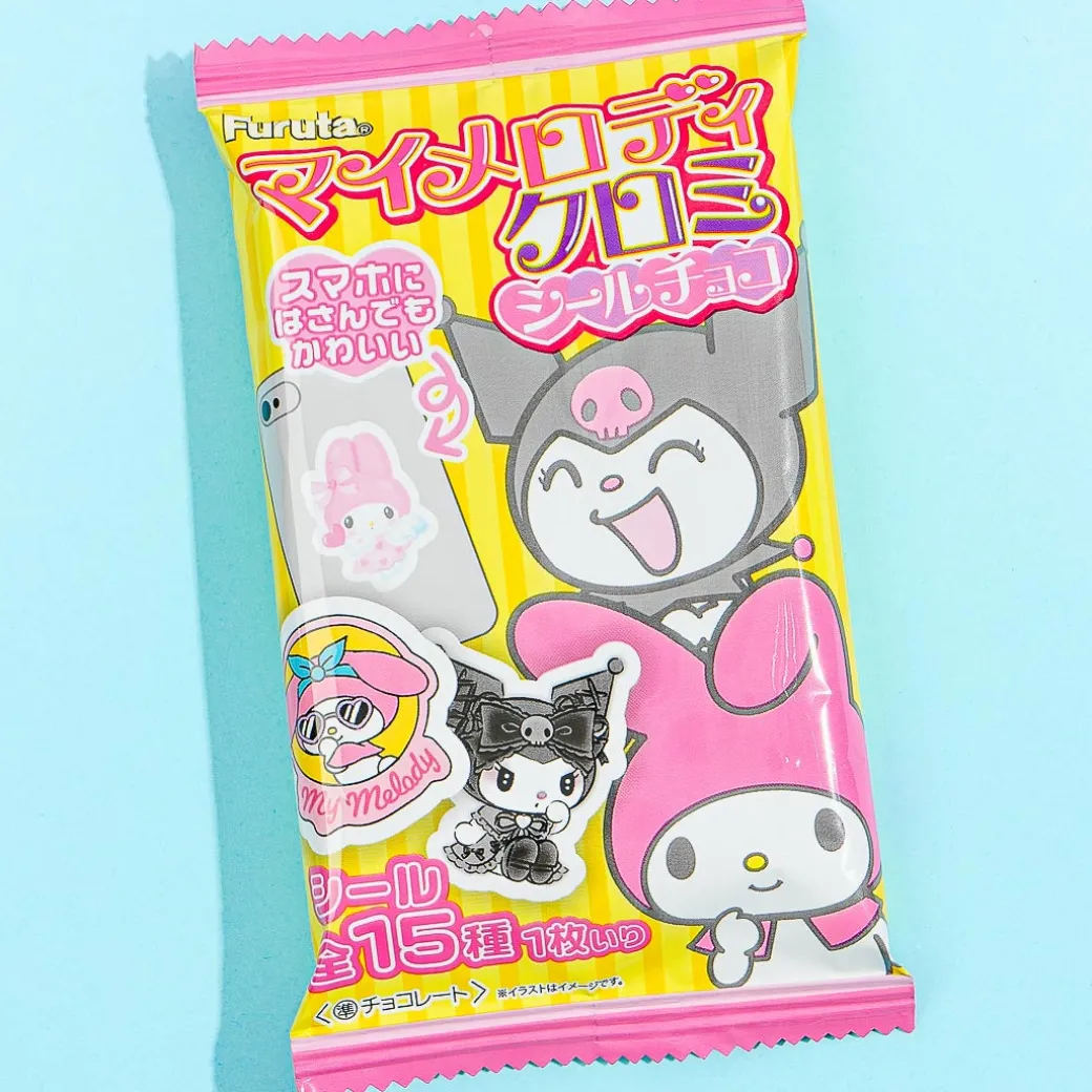 My Melody & Kuromi Seal Chocolate With Sticker