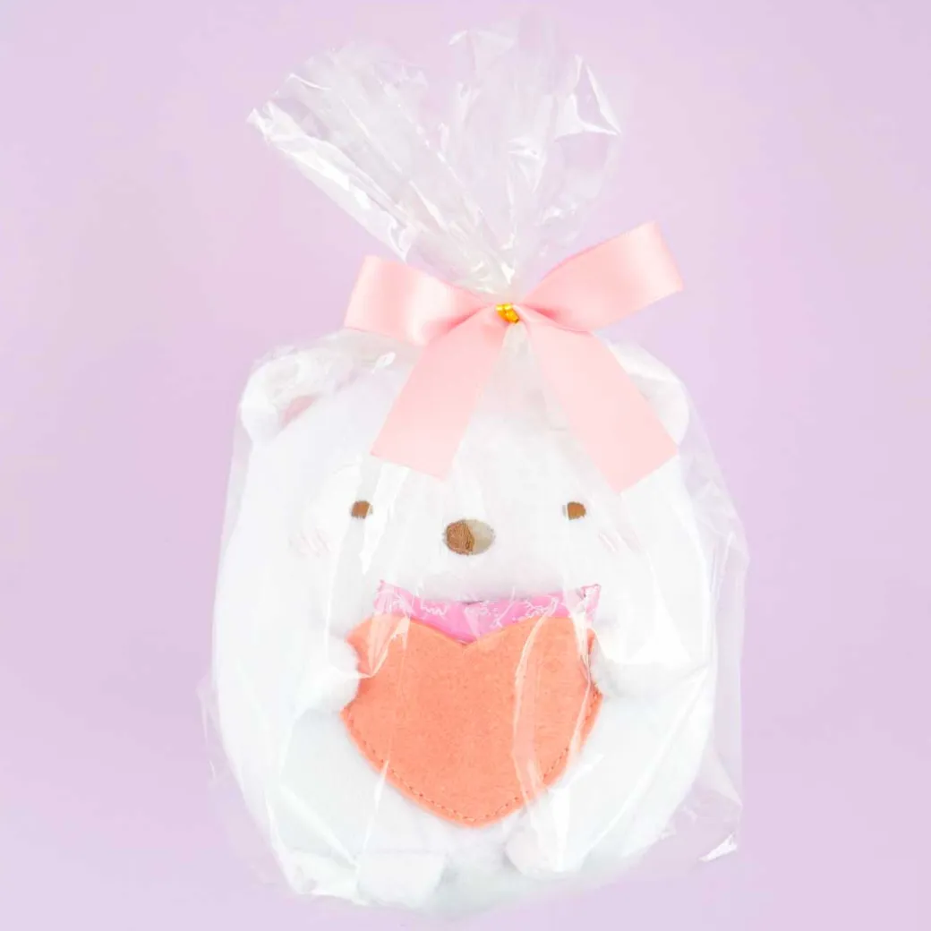 Sumikko Gurashi Heart Hug Plushie With Chocolate - Shirokuma / Medium