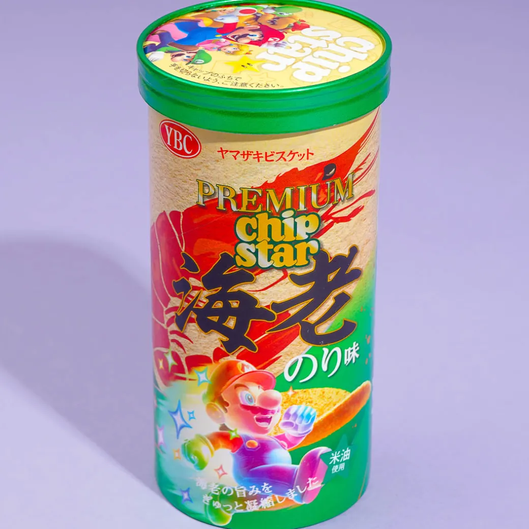 Super Mario Premium Chip Star Potato Chips - Shrimp Nori