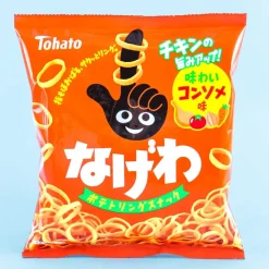 Tohato Nagewa Potato Ring Snacks - Chicken Consomme