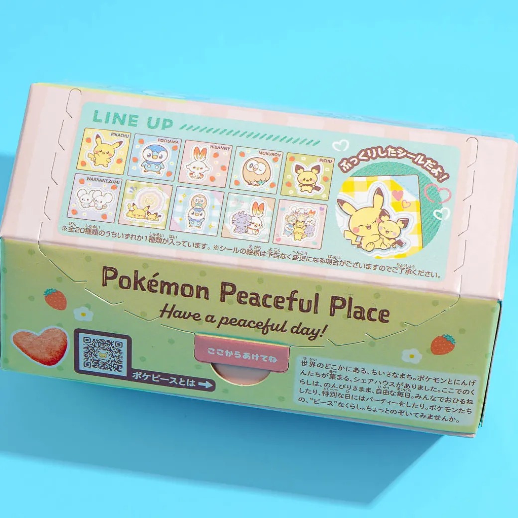 Tohato Pokemon Pokepeace Heart Snack - Strawberry