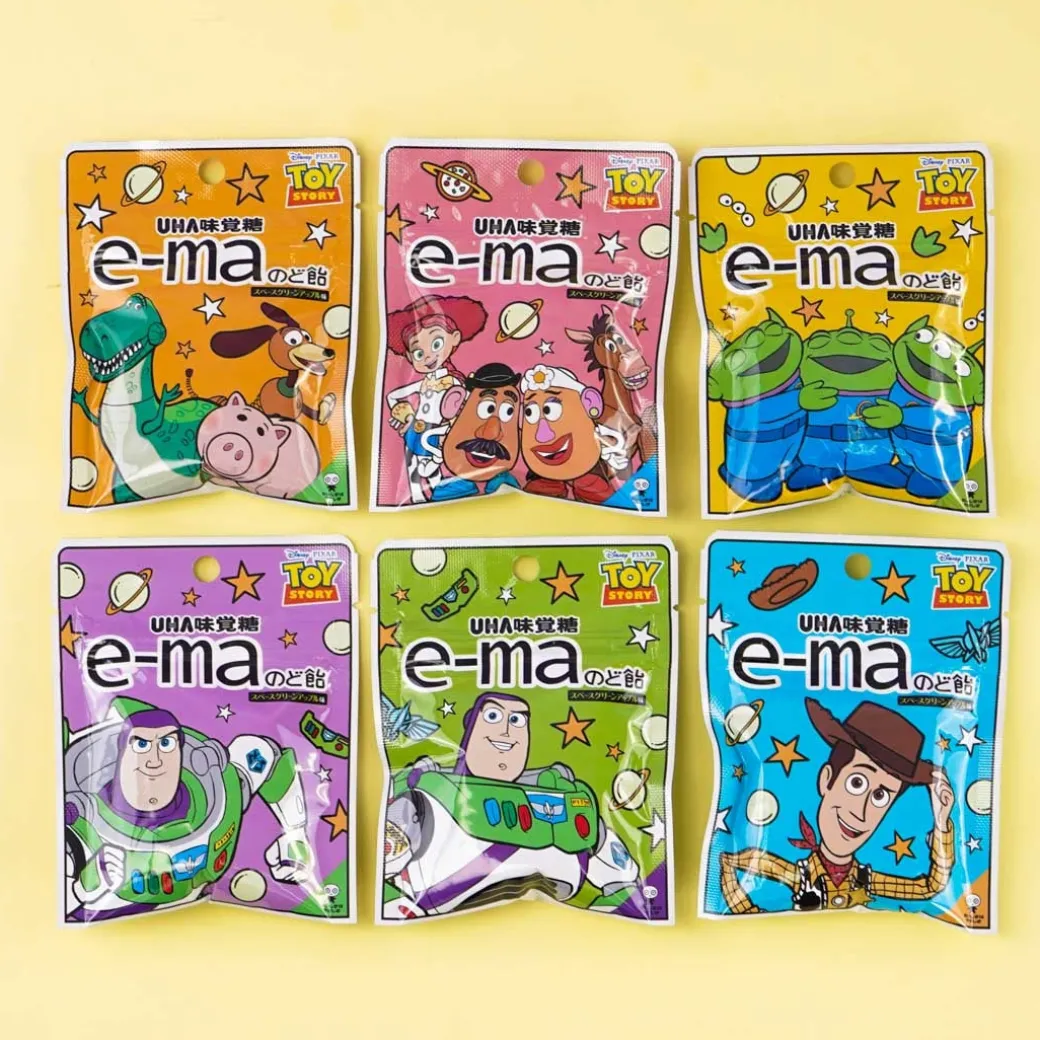 Toy Story e-ma Throat Candy Pack - Green Apple